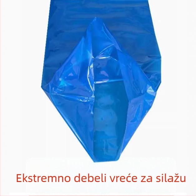 Torba za silažu i fermentaciju kukuruzne slame, debela ekstra velika plastična vreća za stoku