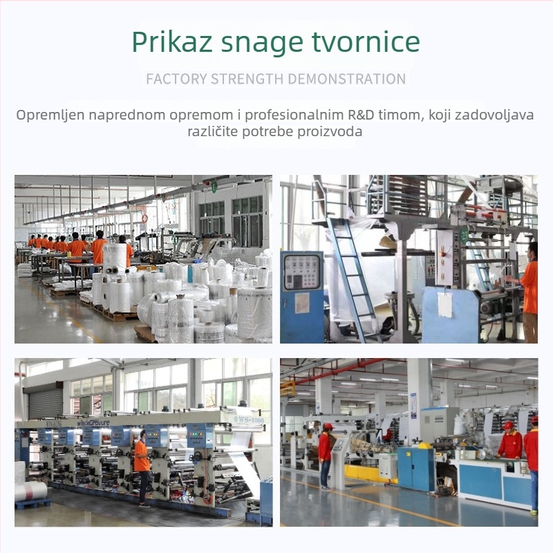 PE plastična vrećica s četvrtastim dnom za unutarnju oblogu kutije, ravni otvor, trodimenzionalna zaštita od prašine i vlage, debela, prozirna unutarnja vrećica s logotipom