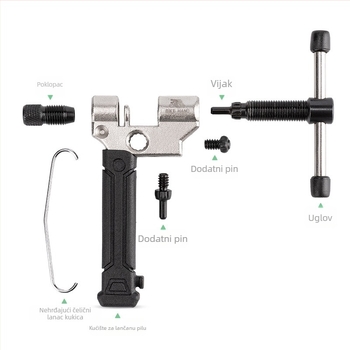 BikeHand alat za rezanje lanca za bicikl, metal, model YC-325SC
