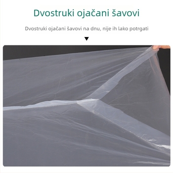Plastična vrećica sa četvrtastim dnom, prašinu i vlagu otporna, ambalaža za strojnu opremu