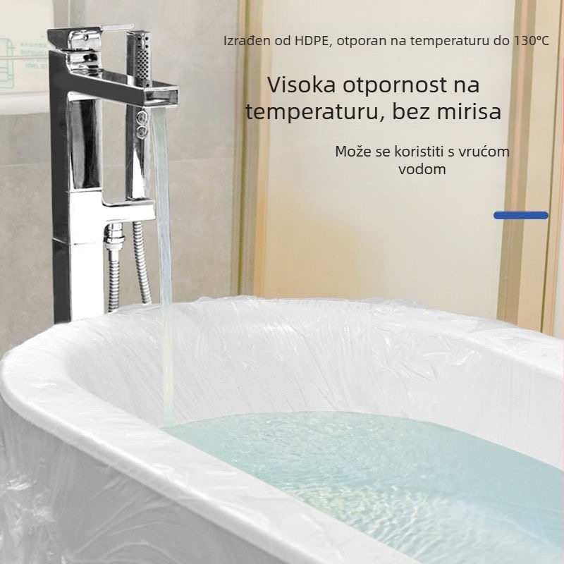 Jednokratni liner za spa bazen pri toplom izvoru, debeo, za dvostruku kadu, plastični film
