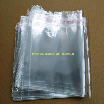 Set od 100 OPP samoljepljivih vrećica, širine 18 cm, plastične vrećice za pakiranje