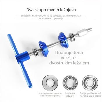 Alat za ugradnju Bottom Bracket, aluminijska legura, XUANZHUO