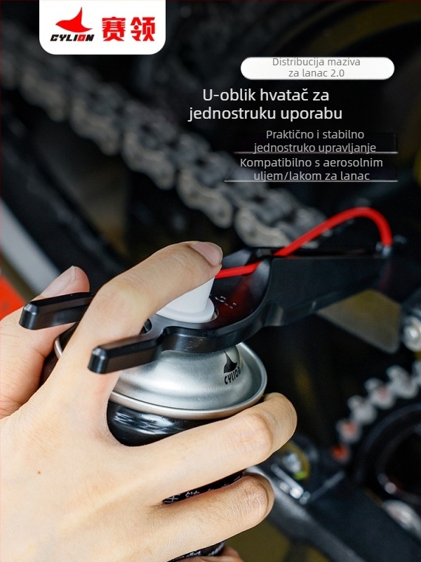 Saleing Mazivač lanaca motocikla s odjeljivačem ulja i čistačem otporan na prskanje za podmazivanje i održavanje