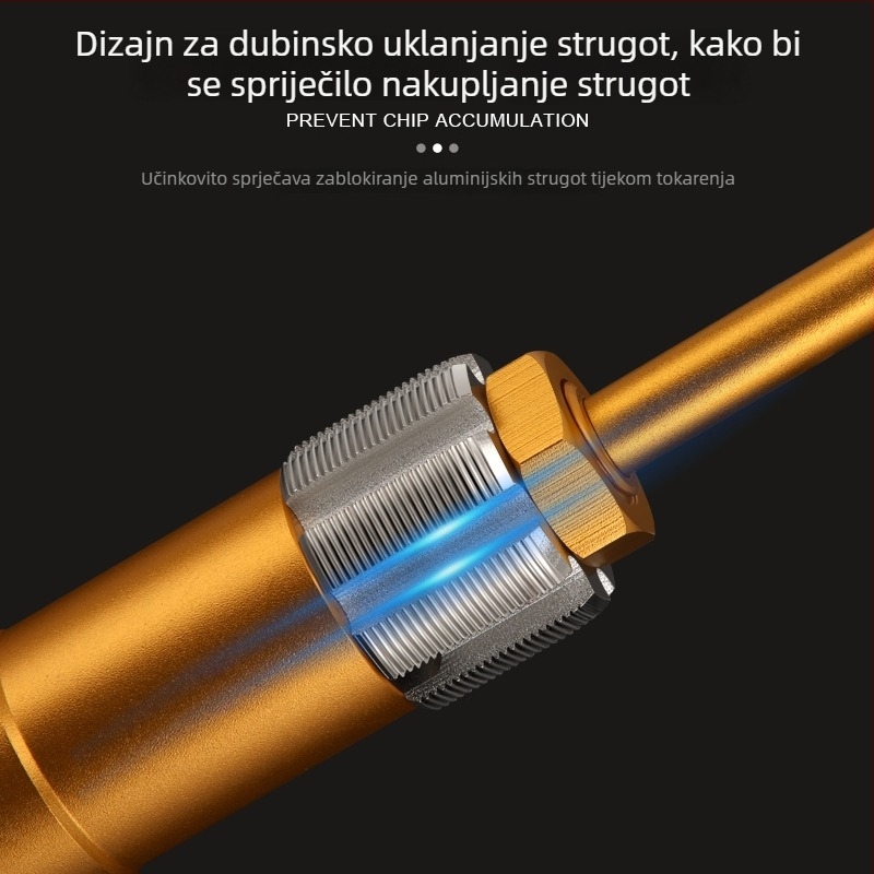 Alat za frezanje i zavrtanje ležajnog kućišta za cestovne i MTB bicikle – inspekcija i popravak – aluminijska legura / visoko otporan čelik – Riderace ovlaštena privatna marka