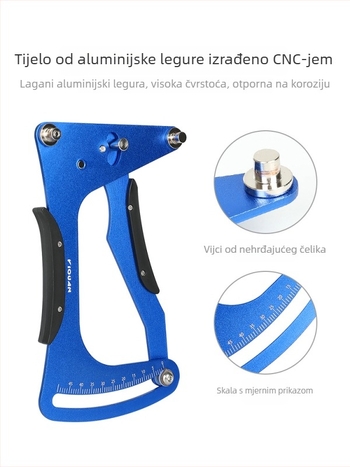 Yiquan Aluminijski mjerač napetosti navoja šipki za planinski bicikl i set kotača za cestu