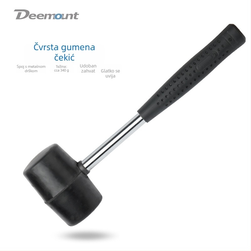 Deemount gumeni čekić s okruglom glavom za popravak MTB (materijal: guma + čelik; kategorija: gumeni čekić)