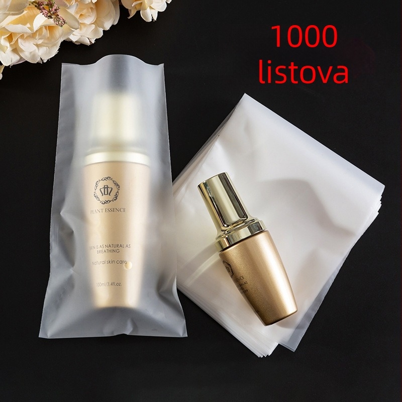 Frosted CPE plastična vrećica, prozirna ambalažna vrećica, ploski džep, sitotisk