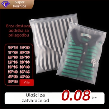 Mat EVA/PE vrećica sa zatvaračem za donje rublje i čarape