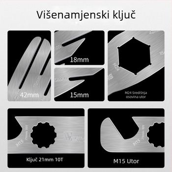 West Rider bicikl Višenamjenski alat za poravnavanje diskova, pedale ključ i alat za popravak kočionog diska — čelik, prilagodljiva obrada, Brand: West Rider