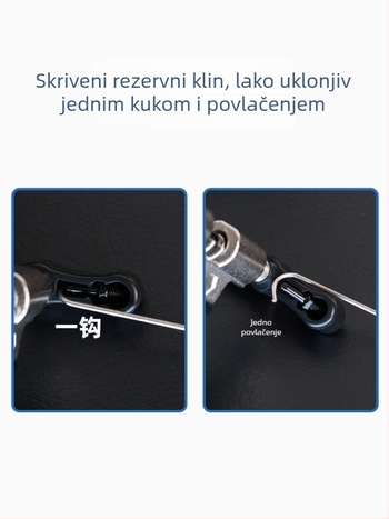 VXM alat za demontažu lanaca bicikla – lančani alat od čelika, s kukom i šiljkom