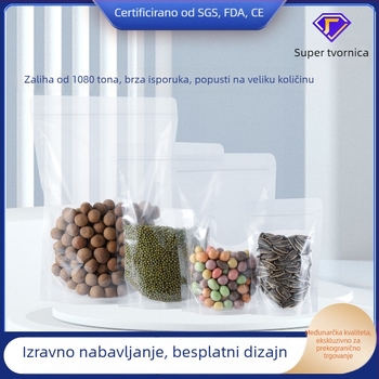 Samozačuvavajuće ZipLock vrećice za hranu, za suho voće i žitarice, pakiranje 100 kom