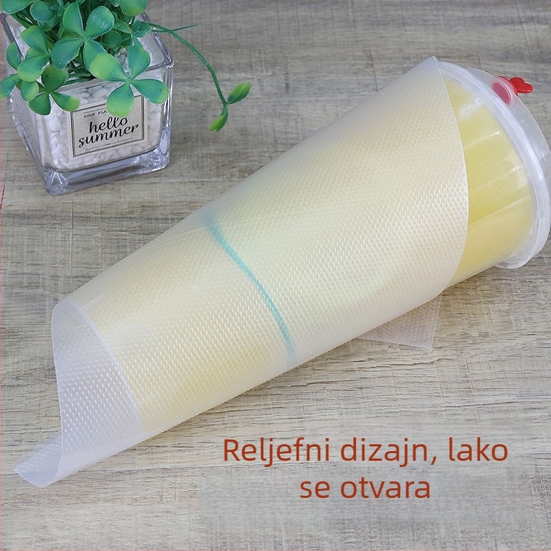 Prozirna jednokratna vrećica za pakiranje čaja s mlijekom, za jednu ili dvije čaše, plastična vrećica za napitke