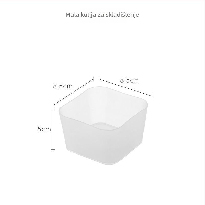 Desktop kutija za pohranu s pregradama, od PP plastike, 100% novi materijal, za kozmetiku, njegu kože i nakit, model 70422-70438