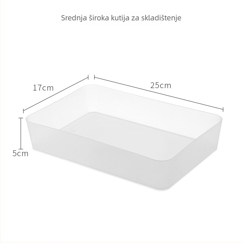 Desktop kutija za pohranu s pregradama, od PP plastike, 100% novi materijal, za kozmetiku, njegu kože i nakit, model 70422-70438