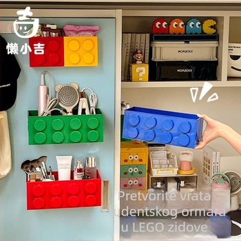 Zidna magnetska kutija za kozmetiku — plast, moderni minimalistički stil, 0,56 kg