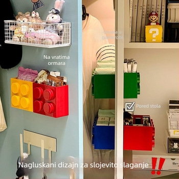 Zidna magnetska kutija za kozmetiku — plast, moderni minimalistički stil, 0,56 kg