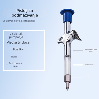 Pistolj za mazanje za planinski bicikl: alat za podmazivanje ležajeva upravljača, donjeg ležaja i hub-a