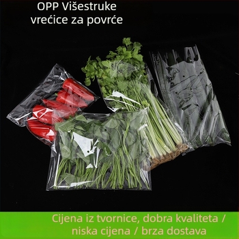 OPP prozirne vrećice s ravnim otvorom, višestrukim rupama, samouzavršavajuće zatvaranje za opće pakiranje | Materijal: OPP | Marka: Li Cheng | Duljina brtvljenja: 3-4 cm