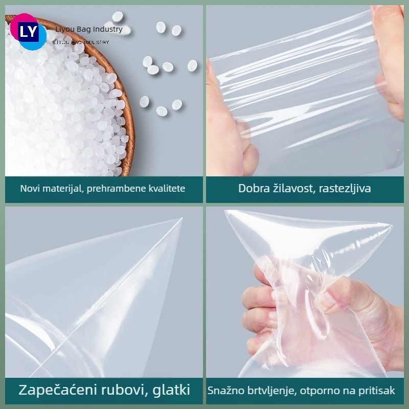 Prilagođena vrećica za pakiranje Sea Cucumber – kvadratni/pravokutni oblik, novi materijal, dvostruka debljina 12 silk, porijeklo Jinhua