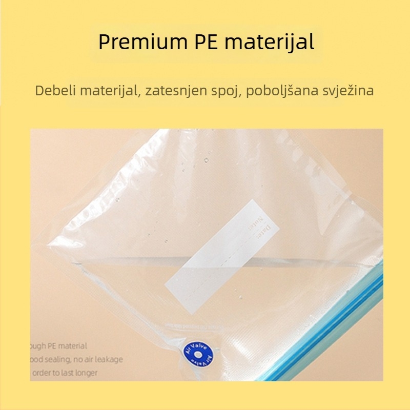 Vakuumske vrećice za hranu, posebne vrećice za vakuumsko pakiranje, reciklabilne, bez mirisa, zatvorene vakuumske vreće za komprimiranje