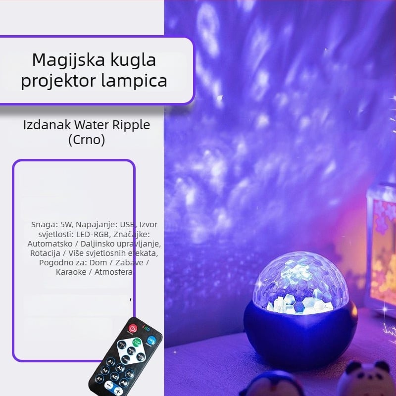 Projektor zvjezdane neba s ambientnim svjetlom, ABS kućište, model 333, napon ≤36V, 3C certifikat