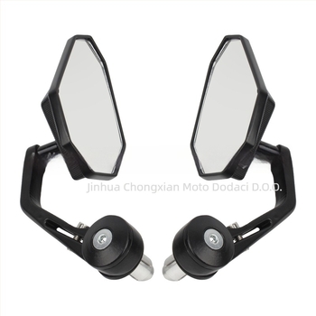Motocikl stražnje ogledalo - RM112, kvadratno ogledalo, podesivi zakrivljeni štap, univerzalna kompatibilnost