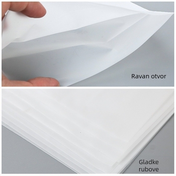 Mat PE plosnata vrećica za pakiranje nakita s logom – Guosheng; Kod proizvoda: Frosted Flat Pocket; Debljina: 14; Dnevna proizvodnja: 100000