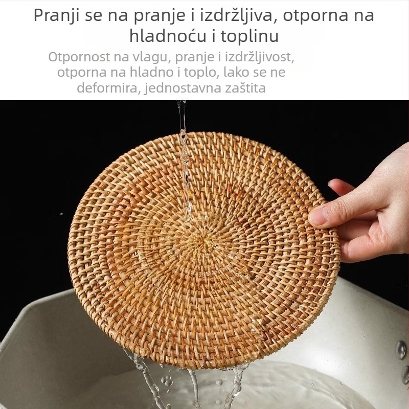 Ratan izolacijska podloga — Marka Friendly; Materijal: drvo; Kod proizvoda: Qtgrd-001; Stil: rural; Uvedeno 2017. jeseni