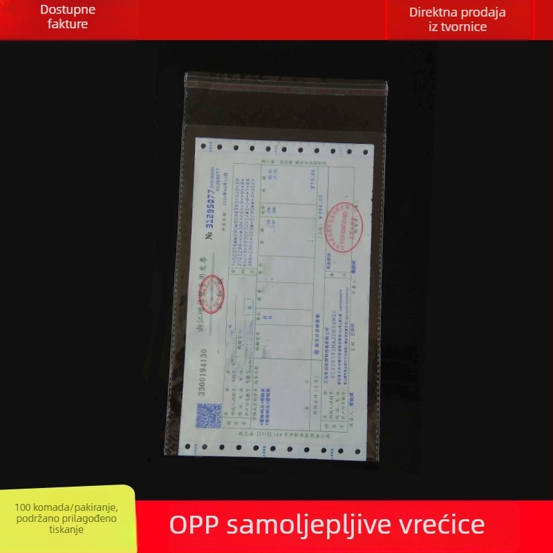 60×85 cm Ekstra velika vrećica za pakiranje odjeće, prozirna OPP plastična vrećica sa samoljepljivim zatvaračem