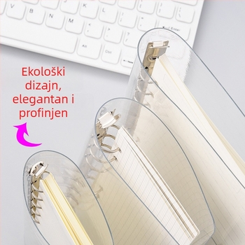 Bilježnica s razdvojenim listovima, srcg g-1922, PVC korica, Dowling papir, težina papira 80–100 g/m²
