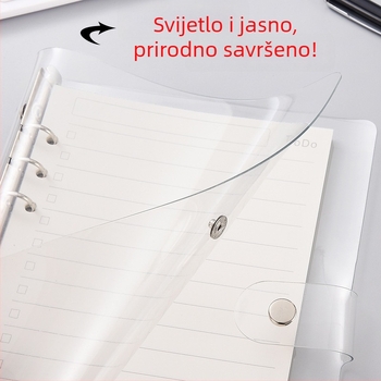 Bilježnica s razdvojenim listovima, srcg g-1922, PVC korica, Dowling papir, težina papira 80–100 g/m²