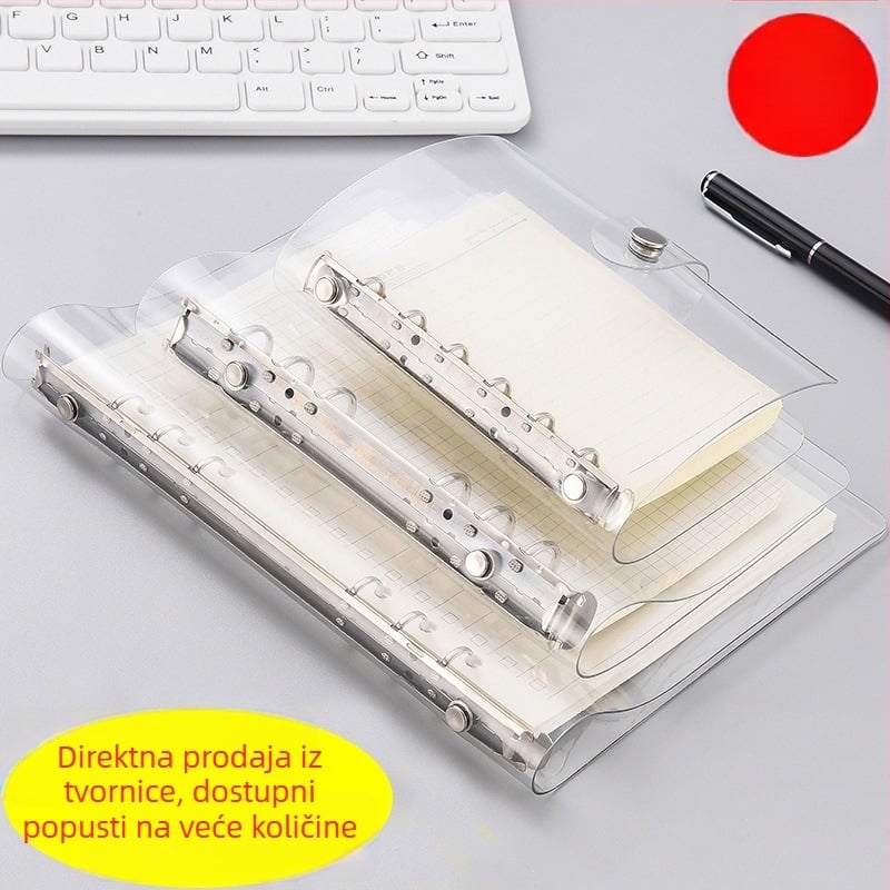Bilježnica s razdvojenim listovima, srcg g-1922, PVC korica, Dowling papir, težina papira 80–100 g/m²