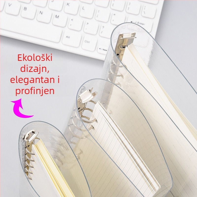 Bilježnica s razdvojenim listovima, srcg g-1922, PVC korica, Dowling papir, težina papira 80–100 g/m²