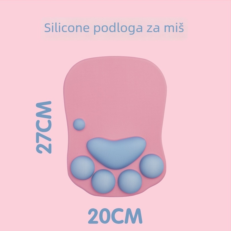 Podmetač za zglob s mačjom šapom, tkanina, jednostrana, model MZ-X5S4