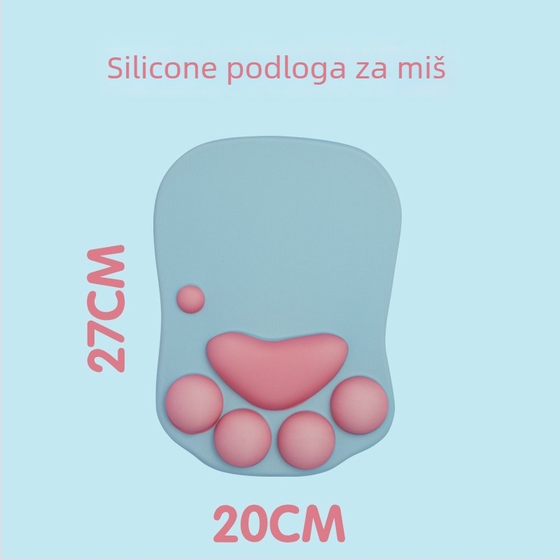 Podmetač za zglob s mačjom šapom, tkanina, jednostrana, model MZ-X5S4