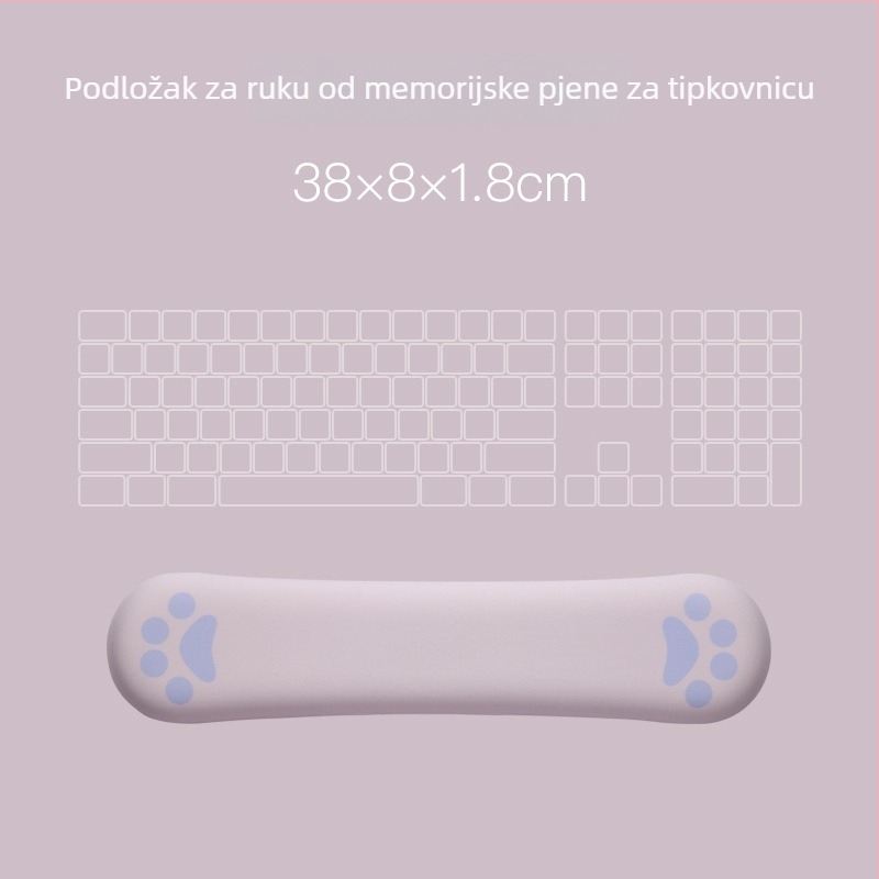 Podmetač za zglob s mačjom šapom, tkanina, jednostrana, model MZ-X5S4