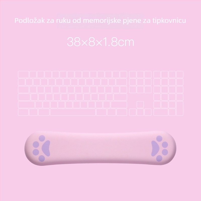 Podmetač za zglob s mačjom šapom, tkanina, jednostrana, model MZ-X5S4