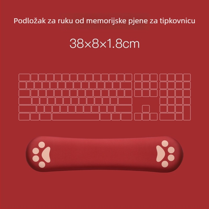 Podmetač za zglob s mačjom šapom, tkanina, jednostrana, model MZ-X5S4