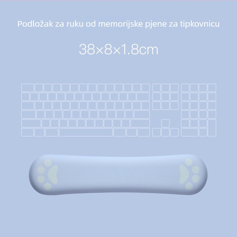 Podmetač za zglob s mačjom šapom, tkanina, jednostrana, model MZ-X5S4