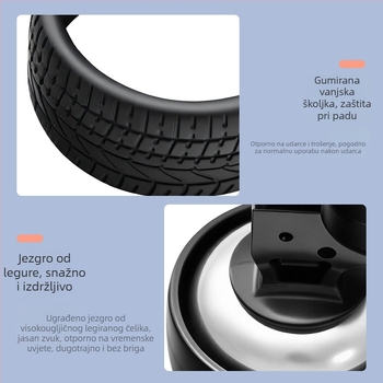 Zvončić za kolica i bicikl, materijal: guma + legirani unutarnji dio; model: Stroller Tire Bell; marka: pther