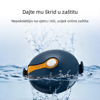 Lokalizator za kućne ljubimce, 4G bežični GPS tracker, ABS kućište, polimer baterija, GPS točnost 5 m, trajanje pripravnosti 5–7 dana
