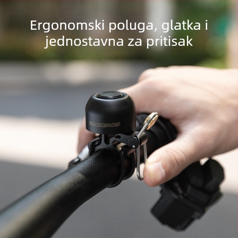ROCKBROS zvono za bicikl – Unisex, Prilagodljivo, Materijal: Drugo, Privatna etiketa dostupna