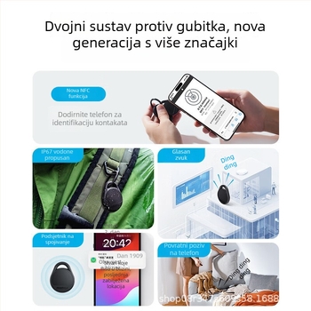 AirTag dodatak za sprječavanje gubitka Br11 za iOS — Momax, Baterija: 1, Bežični domet: 1, Dodatna značajka: 1