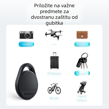 AirTag dodatak za sprječavanje gubitka Br11 za iOS — Momax, Baterija: 1, Bežični domet: 1, Dodatna značajka: 1