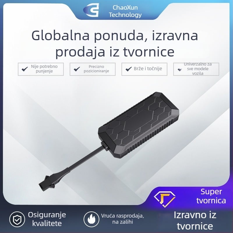 GPS tracker za automobile i motocikle s pametnim sustavom protiv krađe