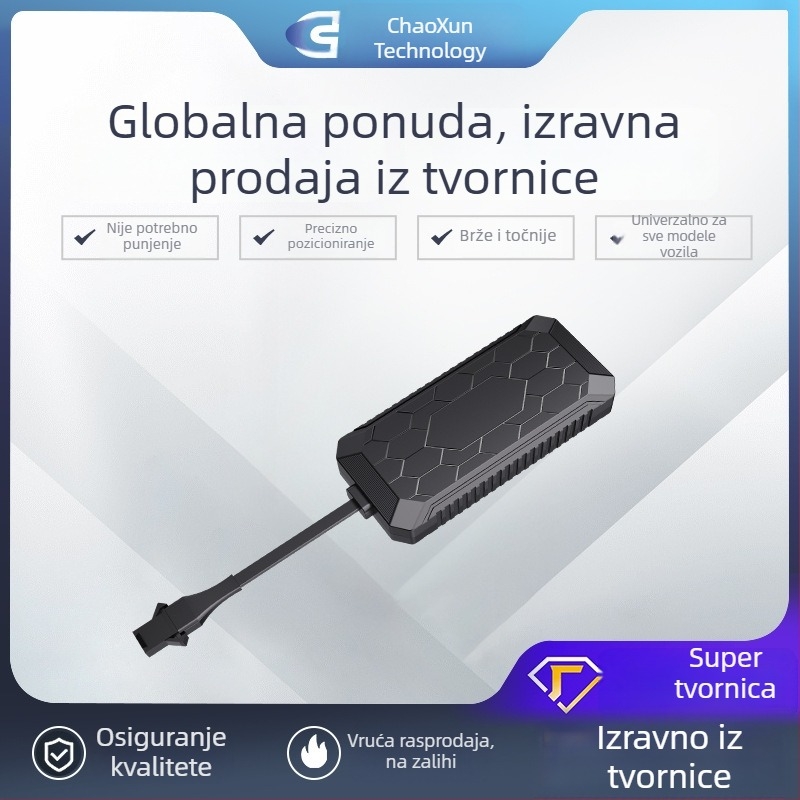 GPS tracker za automobile i motocikle s pametnim sustavom protiv krađe