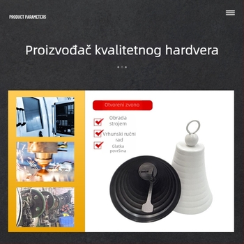 Zimski zvon od legure – moderni minimalistički ručni rad za ukras, prilagodljiv (Materijal: Legura; Stil: Moderni minimalistički; Kategorija: Zvon; Prilagodljivo)