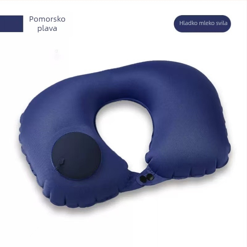 Jingcheng Nadahni putni jastuk za vrat, U-oblik, TPU zračna vrećica, napunjen plinom, lagan, do 0,5 kg