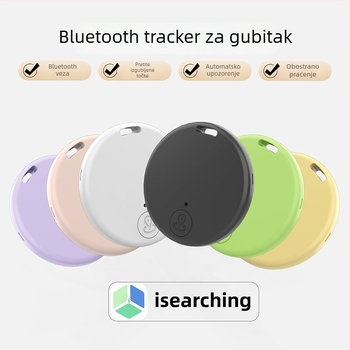 Mali Bluetooth tracker za ključeve i novčanik, dvosmjerni alarm za lociranje, model Y02, Bluetooth veza, domet 15 m, baterija 230 mAh, ABS materijal